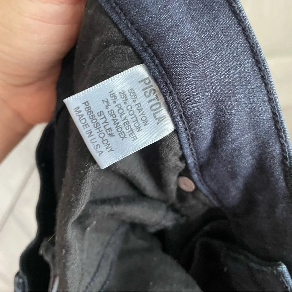 Pistola Women’s Denim‎ Jeans NADIA Super High Rise Super Skinny Darkest Wash 28 - Picture 7 of 7